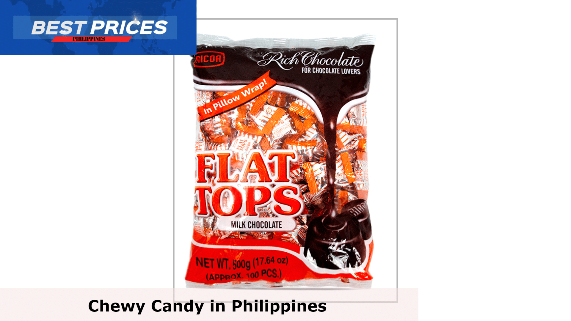 Ricoa Flat Tops - Chewy Candy in Philippines, Chewy Candy Philippines, What is the most popular chewy candy?, What is the famous candy in the Philippines?, What is chewy candy called?, What is sugus candy?, Chewy Candies We Loved as Kids, list of candy in the philippines, candy in the philippines, pinoy candies 90s, filipino candy online, viva candy philippines, menthol candies in the philippines, What is the most popular candy in Philippines?, What are Filipino Candies?,